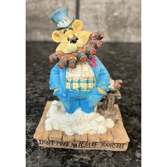 Enesco Moose Creek Crossing “Don’t Make An Ash of Yourself” 1997 Bear #282154 - Picture 2 of 6
